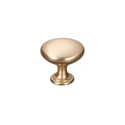 1" Modern Round Cabinet Knob, Gold - pack of 5 1" Modern Round Cabinet Knob, Gold - pack of 5
