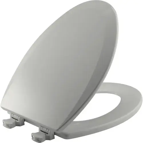 Easy Clean Closed Elongated Wood Toilet Seat (Gray) - pack of 6 Easy Clean Closed Elongated Wood Toilet Seat (Gray) - pack of 6
