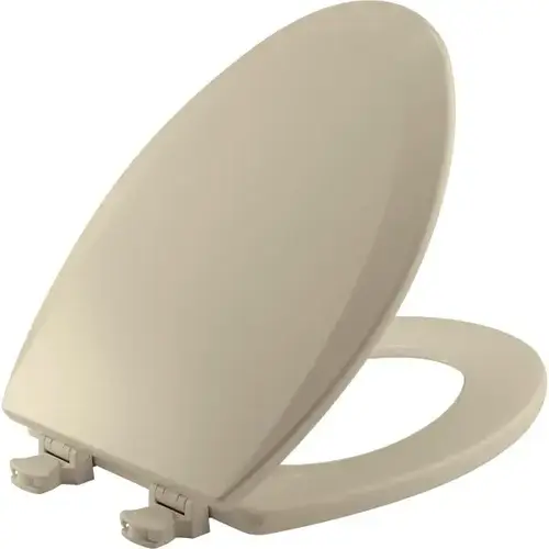 Easy Clean Closed Elongated Wood Toilet Seat (Bone) - pack of 6 Easy Clean Closed Elongated Wood Toilet Seat (Bone) - pack of 6