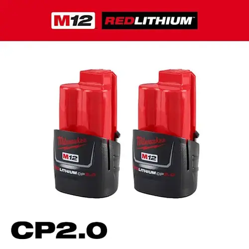 M12 REDLITHIUM Cp2.0 Battery - pack of 2 M12 REDLITHIUM Cp2.0 Battery - pack of 2
