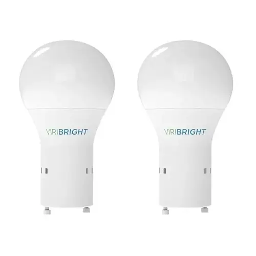 9 Watt A19 LED Bulb, Gu24, Non-Dimmable, 6500k - pack of 2 9 Watt A19 LED Bulb, Gu24, Non-Dimmable, 6500k - pack of 2
