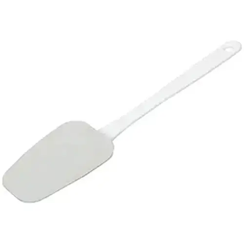 9.5 In White Spoon Spatula - pack of 12 9.5 In White Spoon Spatula - pack of 12
