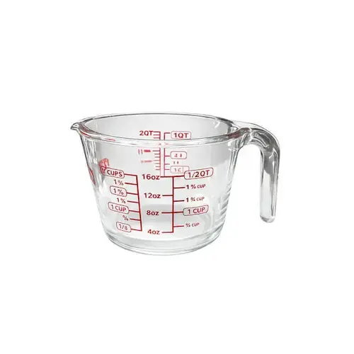 2 Cup Glass Measuring Cup - pack of 6 2 Cup Glass Measuring Cup - pack of 6