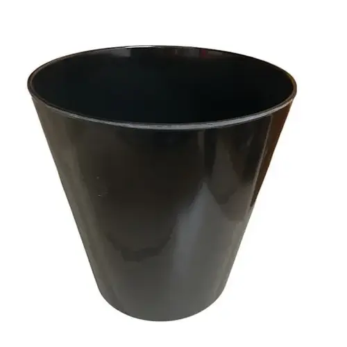 Melamine Wastebasket - Black - Newport - pack of 12 Melamine Wastebasket - Black - Newport - pack of 12