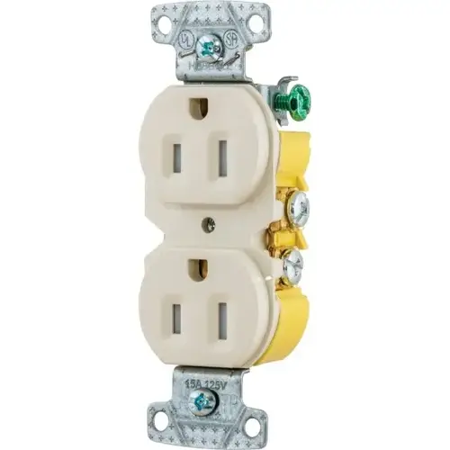 15 Amp 125 Volt Self-Grounding Straight Blade Duplex Standard Outlet - pack of 10 15 Amp 125 Volt Self-Grounding Straight Blade Duplex Standard Outlet - pack of 10