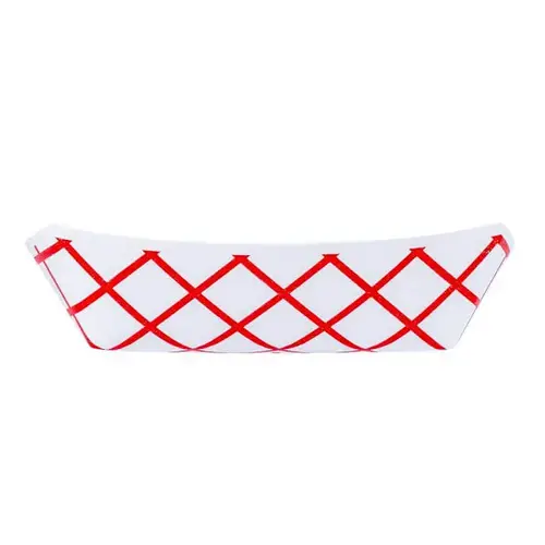 J40 Food Tray 6-Oz Red Checkpaper Clay Coated # - pack of 1000 J40 Food Tray 6-Oz Red Checkpaper Clay Coated # - pack of 1000