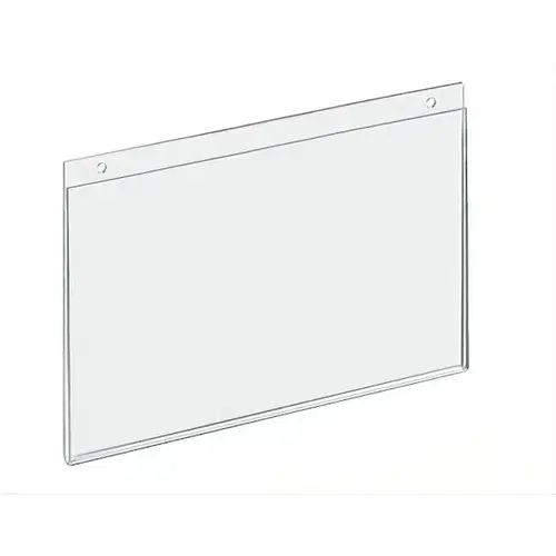 Wall Mounted Horiz Medium Acrylic Sign Holder 11" X 9.25" - pack of 5 Wall Mounted Horiz Medium Acrylic Sign Holder 11" X 9.25" - pack of 5