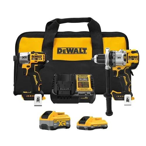 DEWALT Cordless Combo Kit, Battery Included, 4, 8 Ah, 20 V, Lithium-Ion DEWALT Cordless Combo Kit, Battery Included, 4, 8 Ah, 20 V, Lithium-Ion