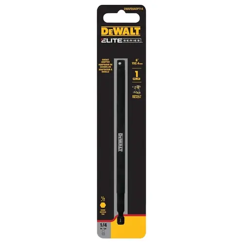 DEWALT ELITE Series Socket Adapter, 3/8 in Drive, Square Drive, 6 in L DEWALT ELITE Series Socket Adapter, 3/8 in Drive, Square Drive, 6 in L