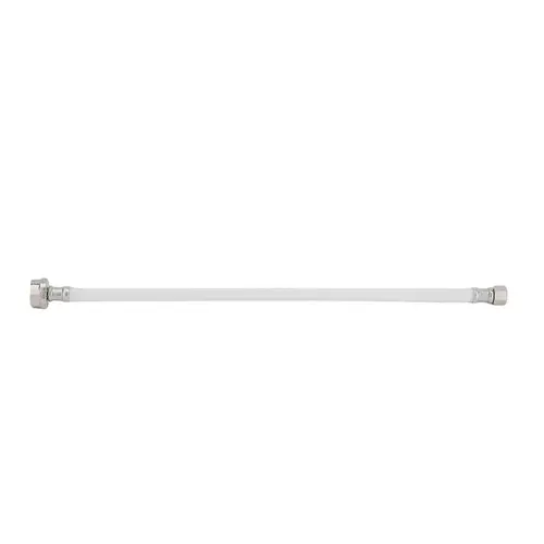 Toilet Supply Line, 16", 3/8" Compression x 7/8" Ballcock, PVC Toilet Supply Line, 16", 3/8" Compression x 7/8" Ballcock, PVC
