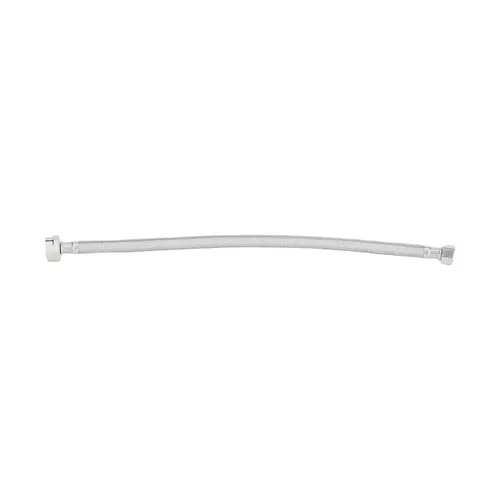 16" Braided Stainless Steel Toilet Supply Line, 1/2" Compression x 7/8" Ballcock 16" Braided Stainless Steel Toilet Supply Line, 1/2" Compression x 7/8" Ballcock