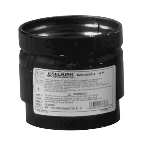 Thick Collar Pipe Conn Blk 3In Thick Collar Pipe Conn Blk 3In