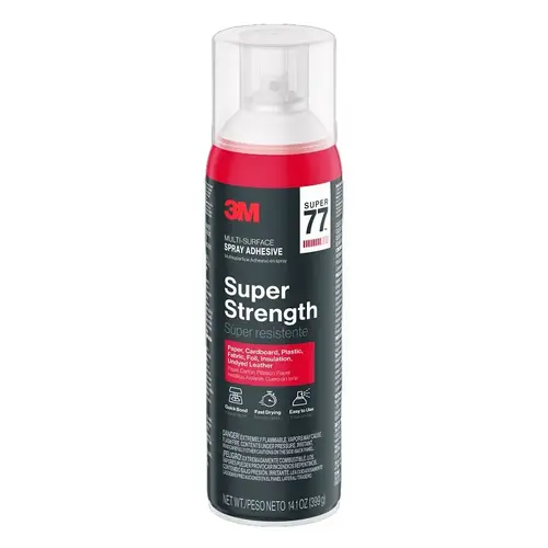 Super -18OZ Multi-Purpose Spray Adhesive, Clear, 18 oz Super -18OZ Multi-Purpose Spray Adhesive, Clear, 18 oz