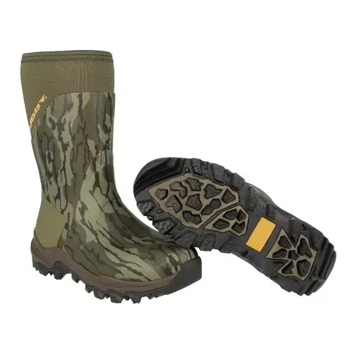 Muddy DV8 Series 13NI-MOB-13D Boots, 13, D W, Mossy Oak Bottomland, Neoprene Upper, Non-Insulated Muddy DV8 Series 13NI-MOB-13D Boots, 13, D W, Mossy Oak Bottomland, Neoprene Upper, Non-Insulated