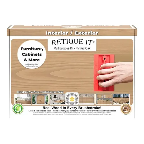 Retique It Multi-Purpose Wood'n Kit, Matte, Pickled Oak Retique It Multi-Purpose Wood'n Kit, Matte, Pickled Oak