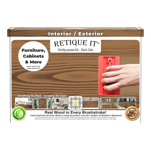 Retique It Multi-Purpose Wood'n Kit, Matte, Dark Oak Retique It Multi-Purpose Wood'n Kit, Matte, Dark Oak