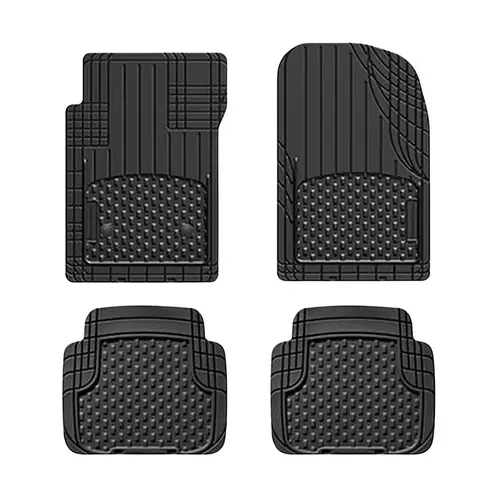 WeatherTech Trim-to-Fit Floor Mat, Thermoplastic Elastomer Rug, Black WeatherTech Trim-to-Fit Floor Mat, Thermoplastic Elastomer Rug, Black