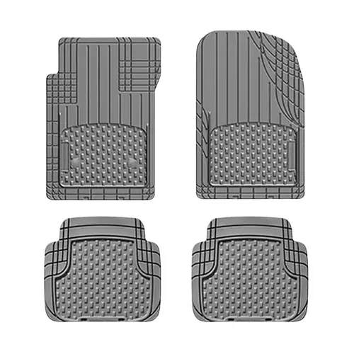 WeatherTech Trim-to-Fit Floor Mat, Thermoplastic Elastomer Rug, Gray WeatherTech Trim-to-Fit Floor Mat, Thermoplastic Elastomer Rug, Gray