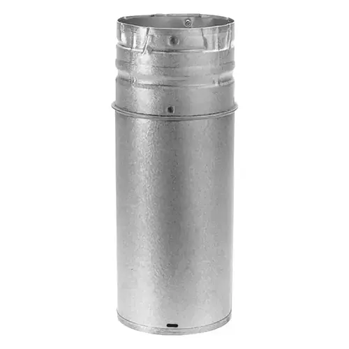 DuraVent PelletVent Adjustable Straight Pipe, 3 in Dia, 12 in L, Stainless Steel DuraVent PelletVent Adjustable Straight Pipe, 3 in Dia, 12 in L, Stainless Steel