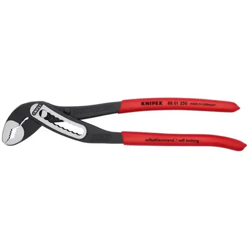 Alligator Water Pump Pliers, 10", Non-slip plastic, Polished Alligator Water Pump Pliers, 10", Non-slip plastic, Polished