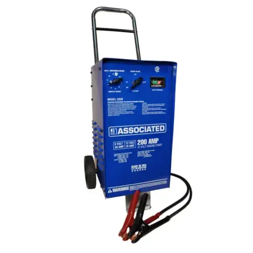 US20 6V/12V 40A/10A Wheel Battery Charger with 200A Engine Start and 90 MInute T US20 6V/12V 40A/10A Wheel Battery Charger with 200A Engine Start and 90 MInute T