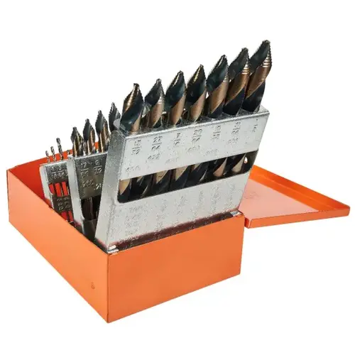 KNK 29KK10 29 Piece Mechanics Step Point Drill Bit Set KNK 29KK10 29 Piece Mechanics Step Point Drill Bit Set