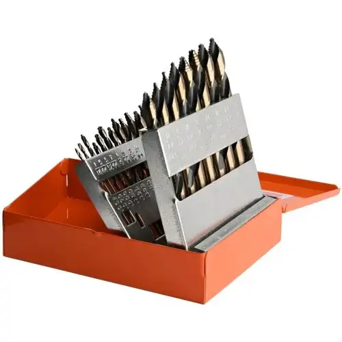 KNK 15KK10 15 Piece Mechanics Step Point Drill Bit Set KNK 15KK10 15 Piece Mechanics Step Point Drill Bit Set