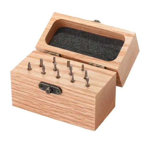 12 Piece Carbide Burr Set with 1/8-inch Shanks 12 Piece Carbide Burr Set with 1/8-inch Shanks
