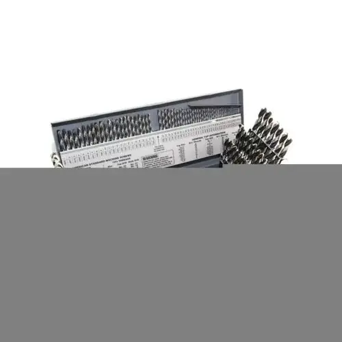 KNK 115KK5 115 Piece Jobber Drill Bit Set s, Letters, Fractions KNK 115KK5 115 Piece Jobber Drill Bit Set s, Letters, Fractions