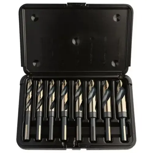 KNK 8KK12SP 8 Piece Step Point 1/2" Reduced Shank Drill Bit Set KNK 8KK12SP 8 Piece Step Point 1/2" Reduced Shank Drill Bit Set