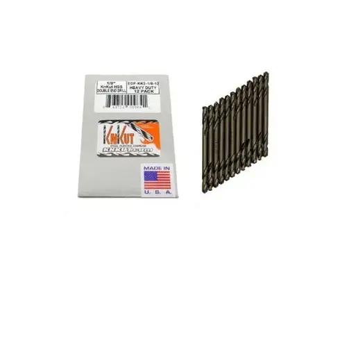KNK KK2-1/8-12PK 12pc Pack of 1/8" Double End Drills KNK KK2-1/8-12PK 12pc Pack of 1/8" Double End Drills