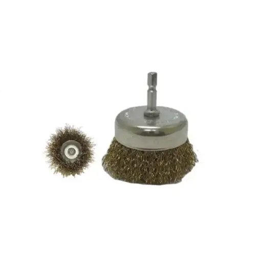 Wire Cup Brush 3", 1/4 in. Shaft, 10,000 RPM Wire Cup Brush 3", 1/4 in. Shaft, 10,000 RPM