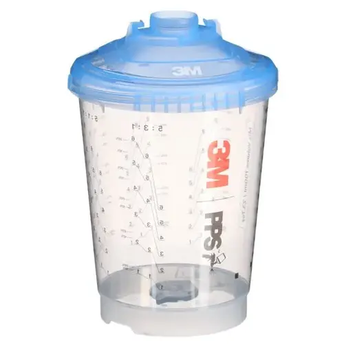 3M PPS Series 2.0 Vented Spray Cups Kit (23.7 fl oz, 700 ml) 125 Micron 3M PPS Series 2.0 Vented Spray Cups Kit (23.7 fl oz, 700 ml) 125 Micron