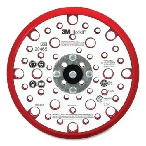 3M Hookit Low Profile Disc Back-up Pad 30160, 6 Inch, Red Foam, 10/Case 3M Hookit Low Profile Disc Back-up Pad 30160, 6 Inch, Red Foam, 10/Case