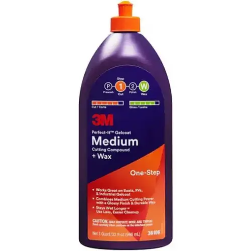 3M Perfect-It Gelcoat Compound + Polish 30346, 5 gal (18.9 liters/48.18 lbs) 3M Perfect-It Gelcoat Compound + Polish 30346, 5 gal (18.9 liters/48.18 lbs)