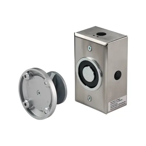 UL Surface Mounted Magnetic Door Holder with Tri Voltage Black Finish UL Surface Mounted Magnetic Door Holder with Tri Voltage Black Finish