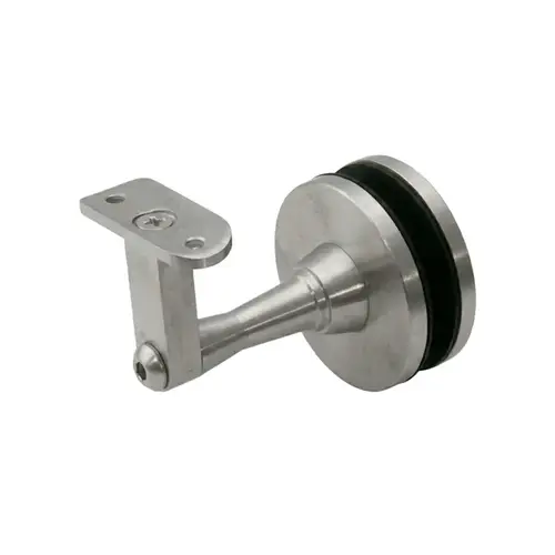 Highland Series Bracket - Glass Mounted Handrail - Mill Finish Highland Series Bracket - Glass Mounted Handrail - Mill Finish