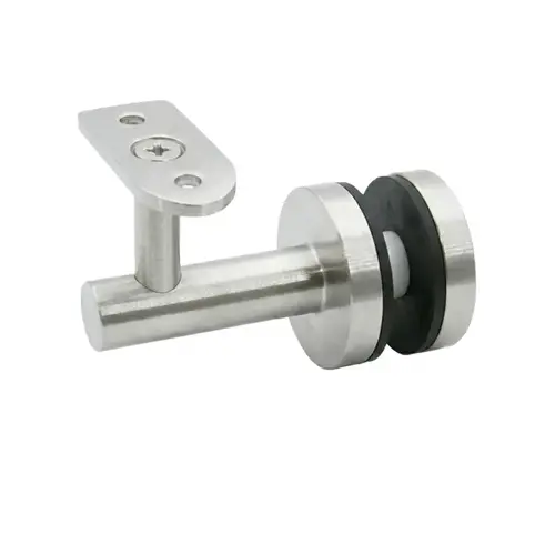 Melrose Series Bracket - Glass Mounted Handrail - Mill Finish Melrose Series Bracket - Glass Mounted Handrail - Mill Finish