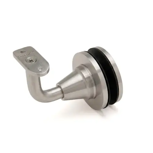 Fairfax Series Handrail - Bracket - Glass Mounted - Mill Finish Fairfax Series Handrail - Bracket - Glass Mounted - Mill Finish