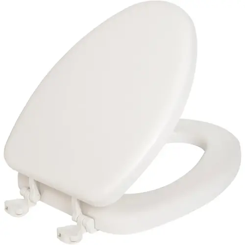 Elongated Closed Front Premium Soft White Toilet Seat Elongated Closed Front Premium Soft White Toilet Seat