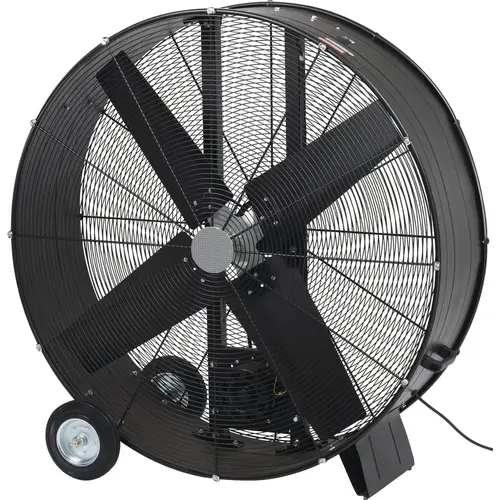 42 In. 2-Speed High Velocity Black Belt Drive Drum Fan 42 In. 2-Speed High Velocity Black Belt Drive Drum Fan