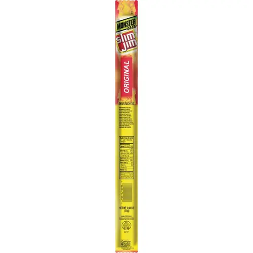Monster Original Flavor 1.94 Oz. Beef Stick Jerky Monster Original Flavor 1.94 Oz. Beef Stick Jerky