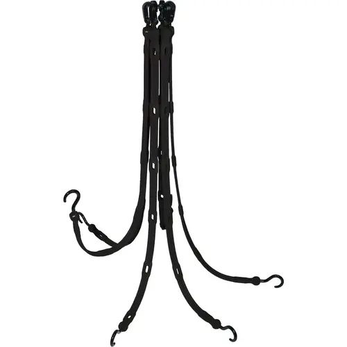 The Perfect Bungee, FLEXWeb Adjustable 6 Arm Spider Cargo Net Size M-XXL, Black The Perfect Bungee, FLEXWeb Adjustable 6 Arm Spider Cargo Net Size M-XXL, Black