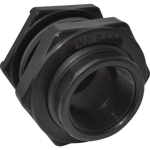 Abbott 1-1/2 In. Polypropylene Bulkhead Fitting Abbott 1-1/2 In. Polypropylene Bulkhead Fitting