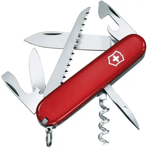 Camper 13-Function 3-1/2 In. Red Swiss Army Knife Camper 13-Function 3-1/2 In. Red Swiss Army Knife
