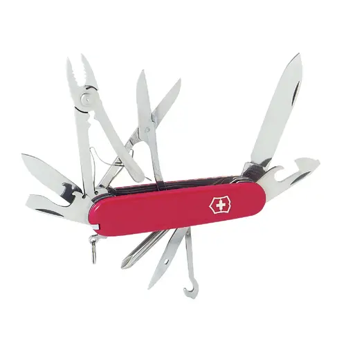 Deluxe Tinker 17-Function 3-1/2 In. Red Swiss Army Knife Deluxe Tinker 17-Function 3-1/2 In. Red Swiss Army Knife