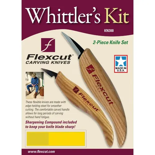 Flexcut Whittler's Wood Chisel Set (2-Piece) Flexcut Whittler's Wood Chisel Set (2-Piece)