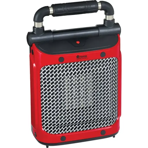 1500W 120V Recirculating Utility Electric Space Heater Black/Red 1500W 120V Recirculating Utility Electric Space Heater Black/Red