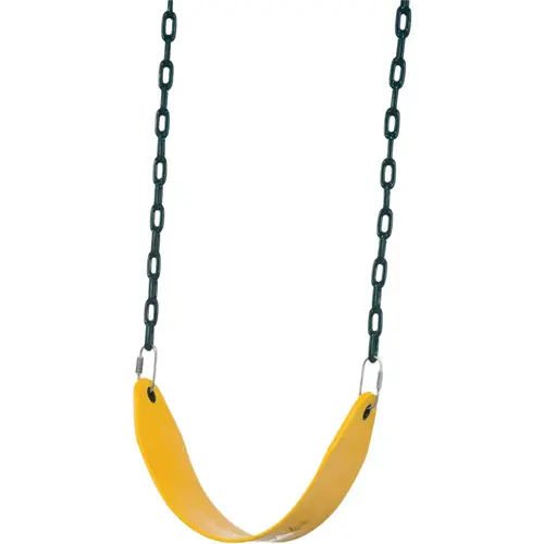 Curved Oval Green Swing Seat Curved Oval Green Swing Seat