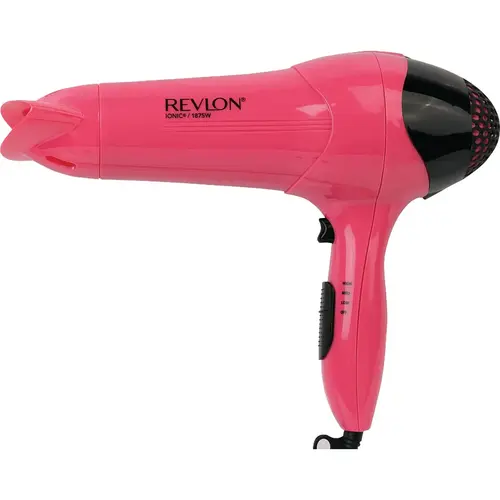 Revlon RV408 Essentials 1875W Pink 3 Heat Quick Dry Hair Dryer